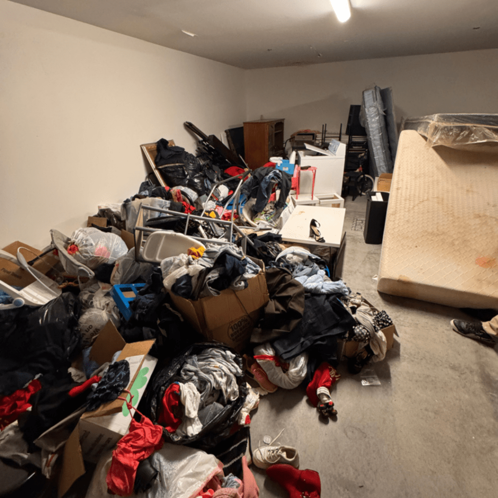 Trashout in Atlanta Trash inside an apartment