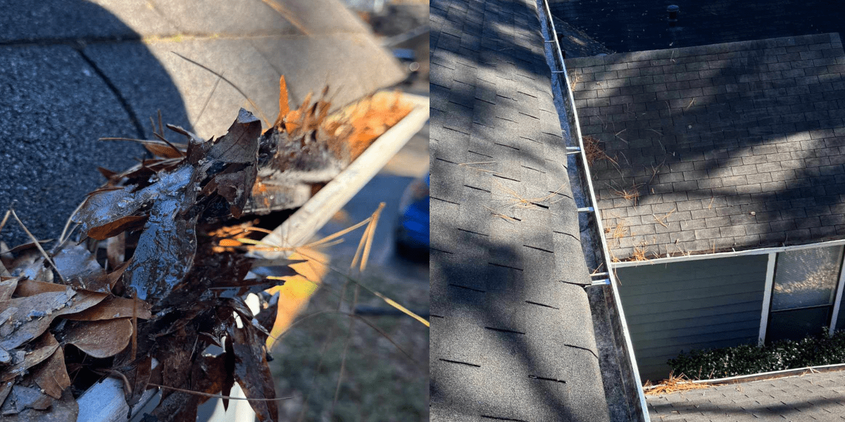 Gutter Cleaning in Atlanta by Warrior Coverage